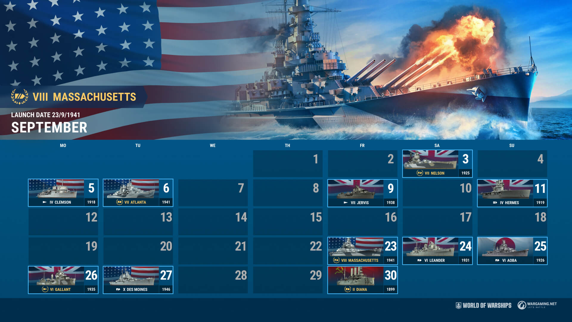 Community Calendar - September 2022  World of Warships