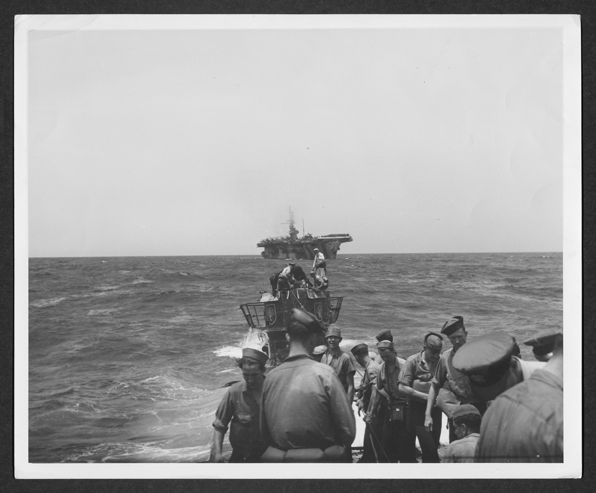 Totally & utterly fascinating images of the US capturing U-Boat