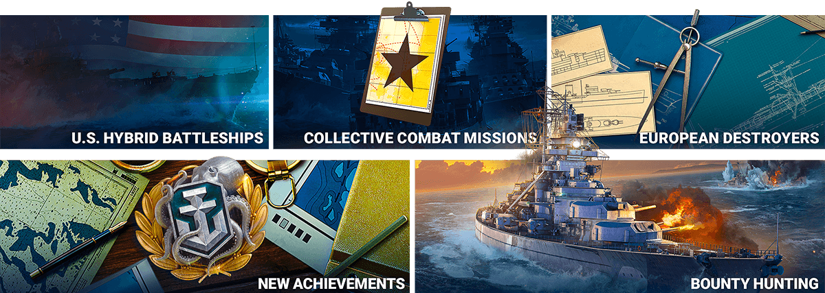 World of Warships Previews Events, American Content, Guilds, and New Ships  on PC and Console