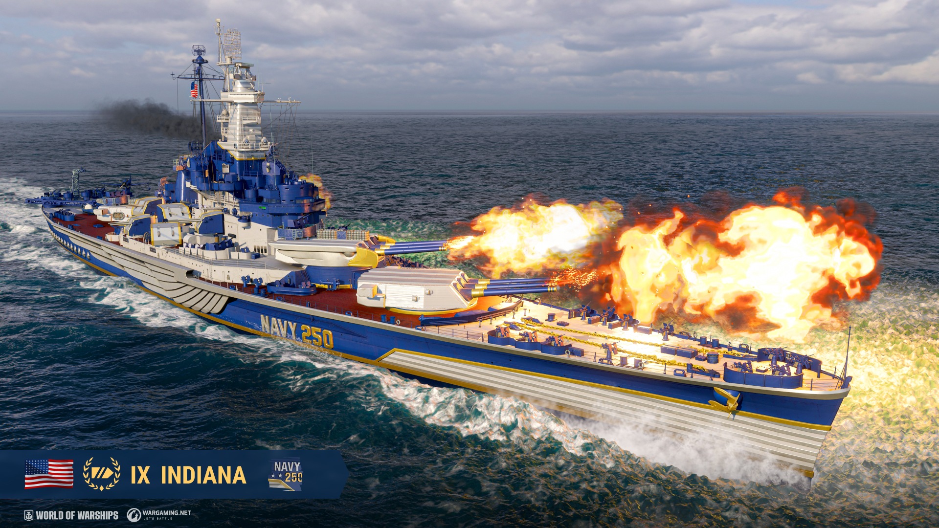 USS Indiana: Tier IX American Premium Battleship 1942