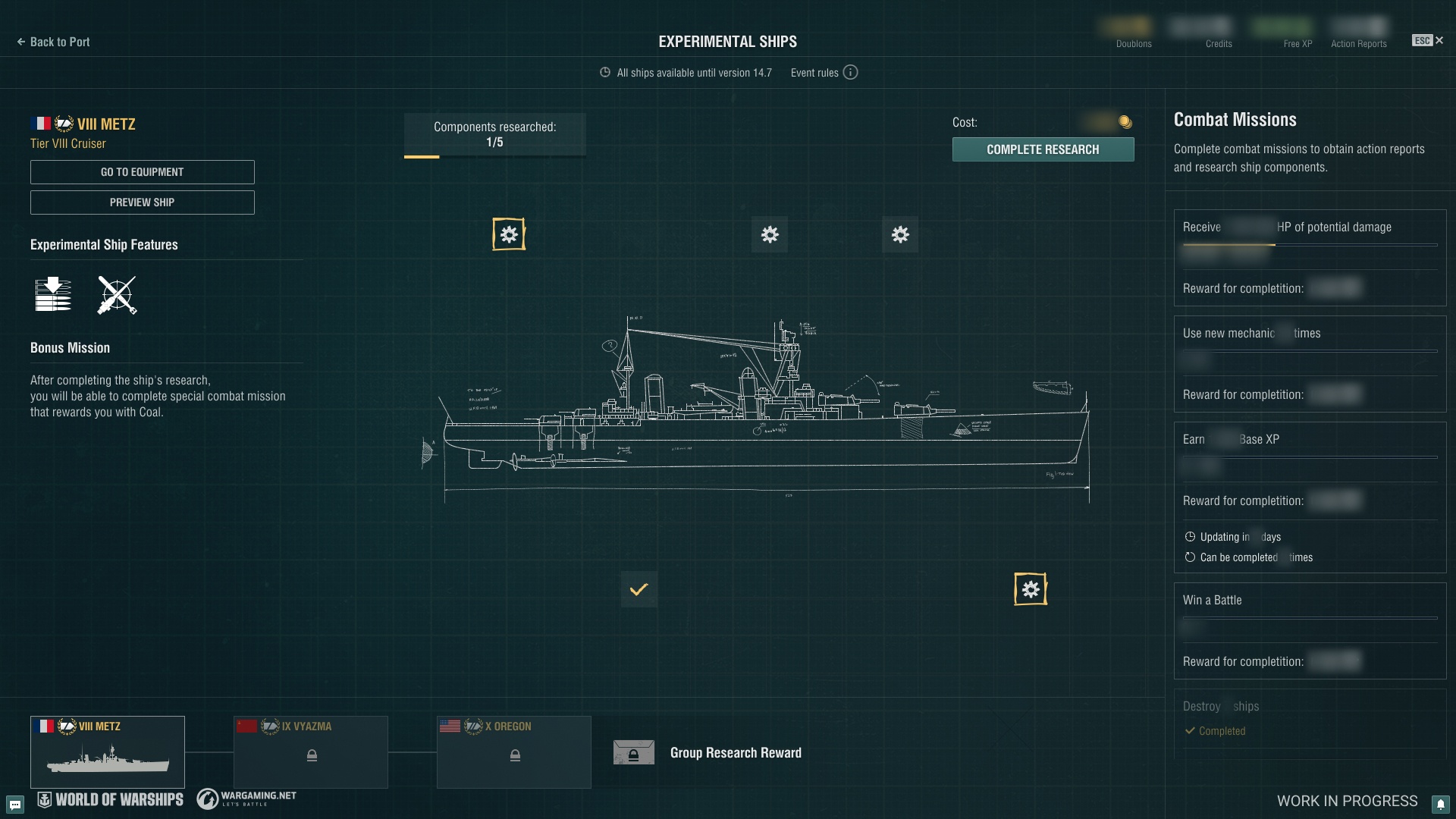 Work in Progress: Update 14.2 | World of Warships