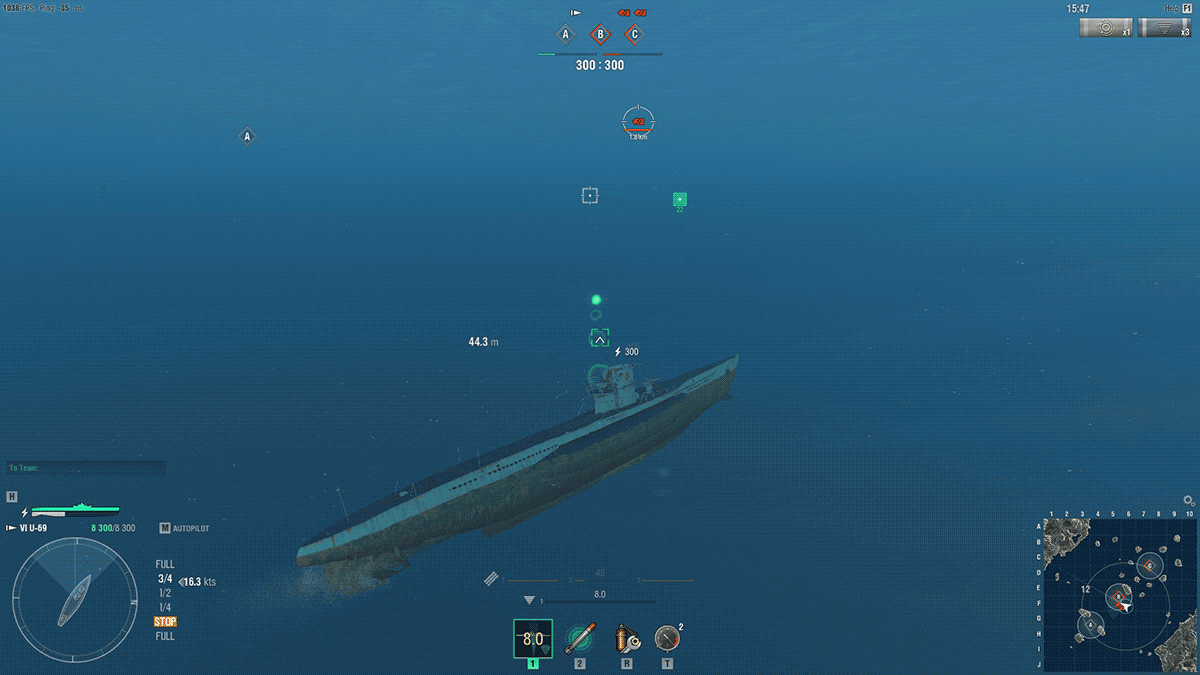 潜水艦 プレイ方法 World Of Warships
