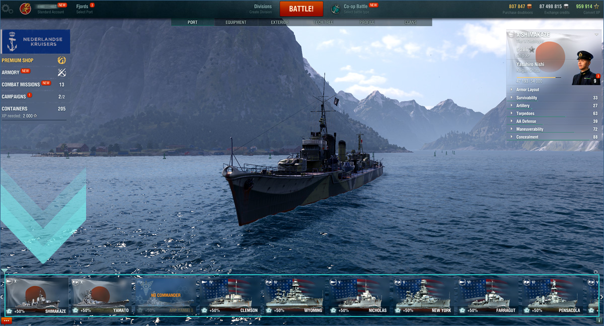 基本 World Of Warships